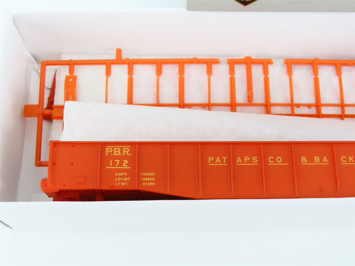 HO PROTO 2000 Kit #8474 P&amp;BR Patapsco &amp; Back Rivers 52&#39; 6&quot; Mill Gondola #172