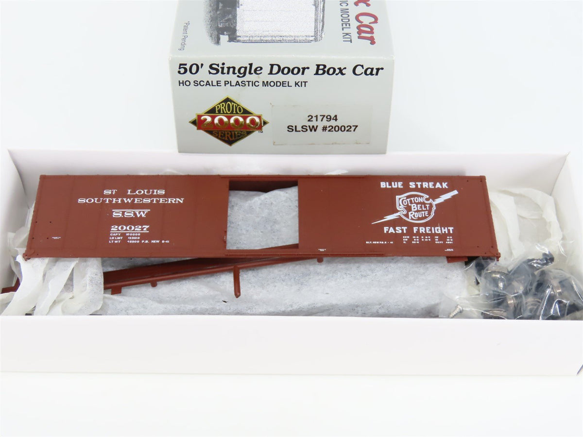 HO PROTO 2000 Kit #21794 SSW Cotton Belt Route 50&#39; Single Door Box Car #20027