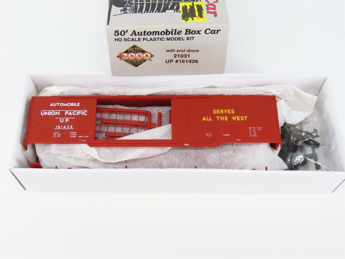 HO Scale PROTO 2000 Kit #21031 UP Union Pacific 50&#39; Automobile Box Car #161426