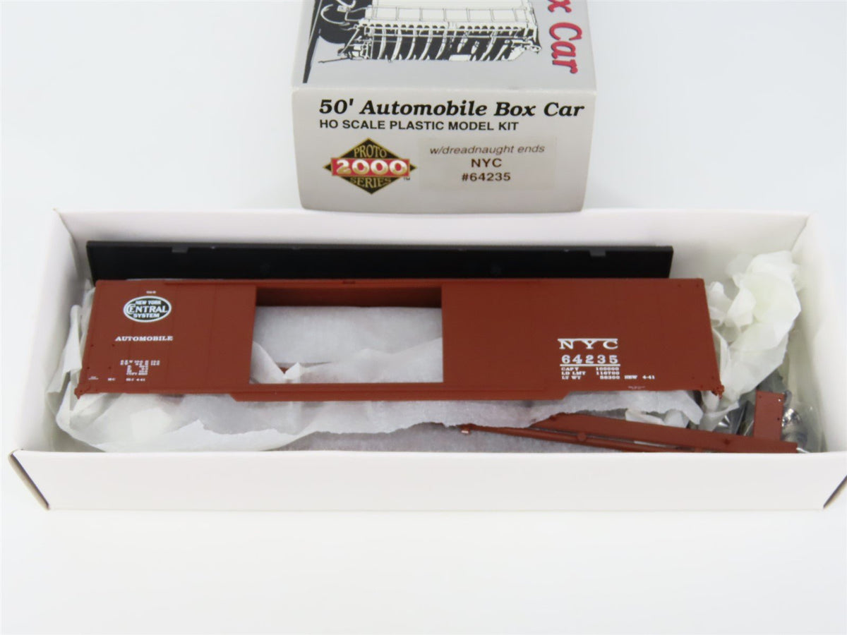 HO PROTO 2000 Kit NYC New York Central System 50&#39; Automobile Box Car #64235