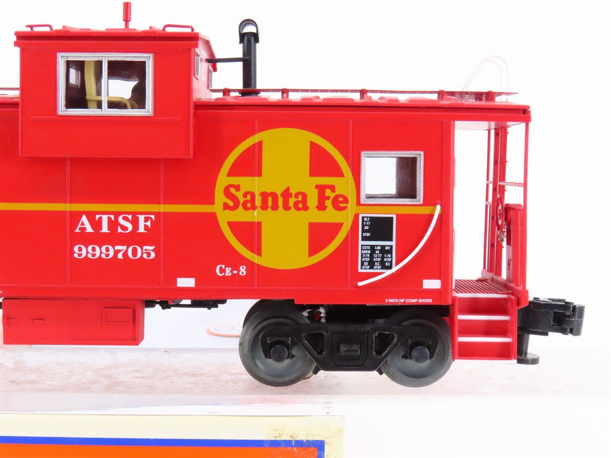 O Gauge 3-Rail Lionel 6-84129 ATSF Santa Fe Extended Vision Caboose #999705