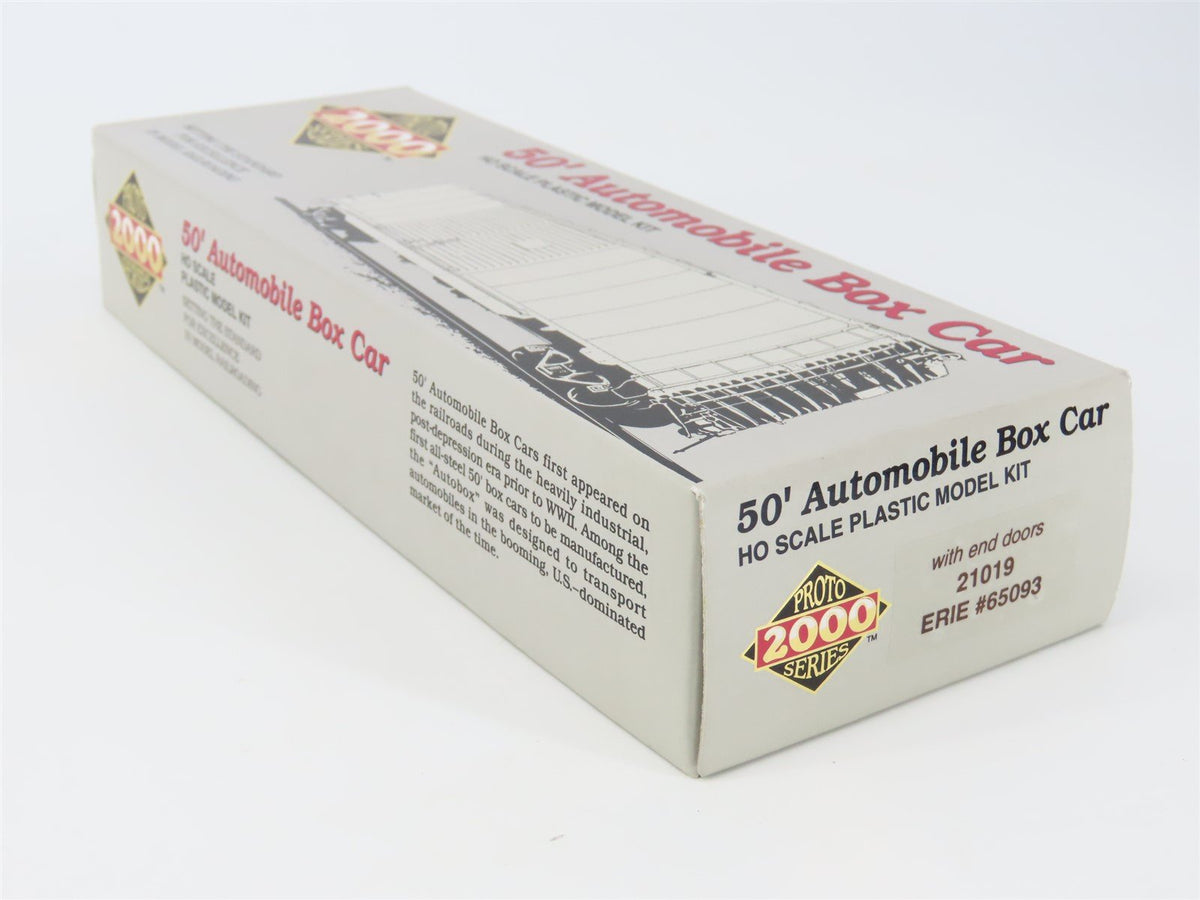 HO Scale PROTO 2000 Kit #21019 ERIE Railroad 50&#39; Automobile Box Car #65093