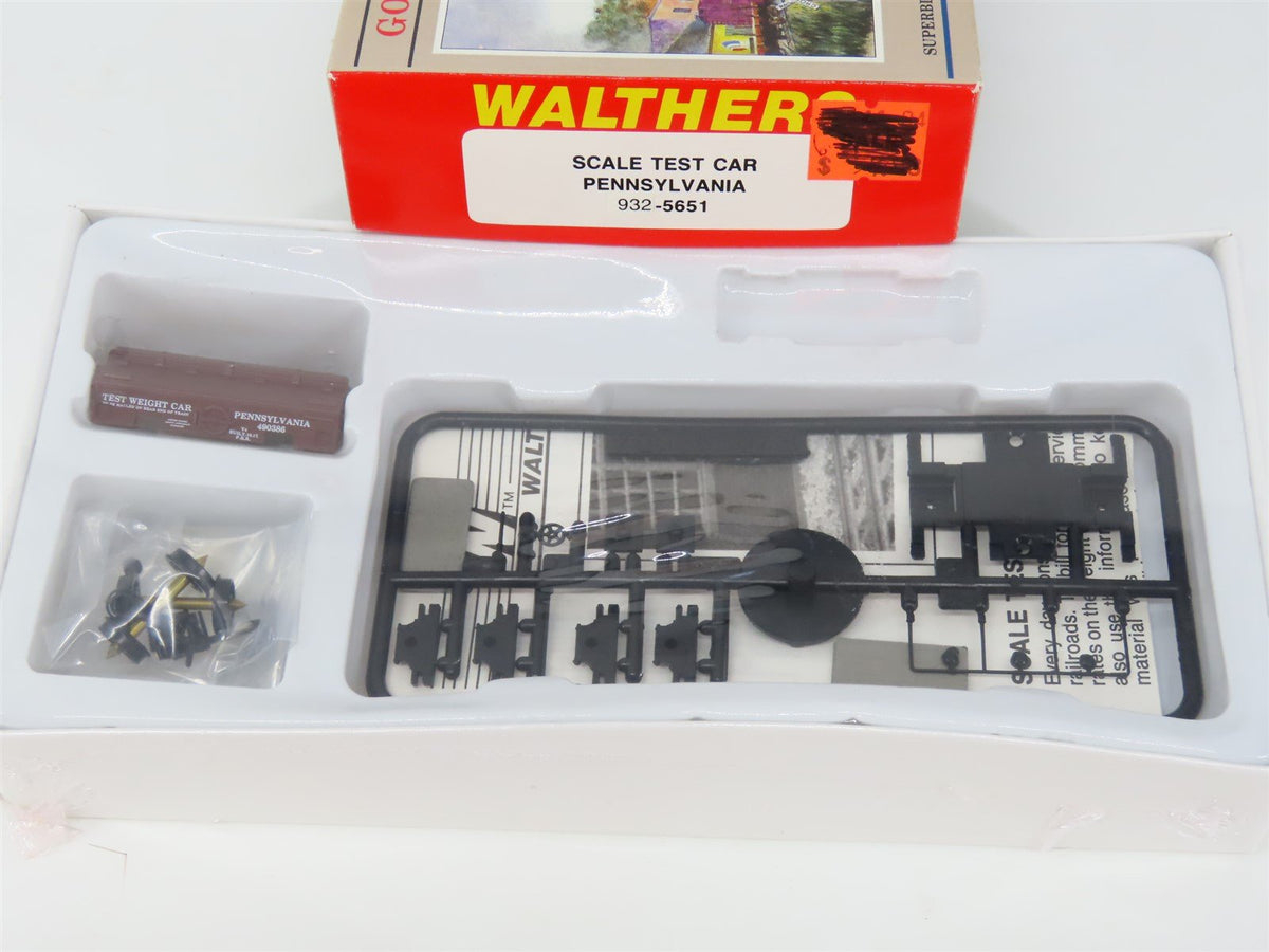 HO Scale Walthers 932-5651 PRR Pennsylvania Scale Test Car #490386 Kit - Sealed