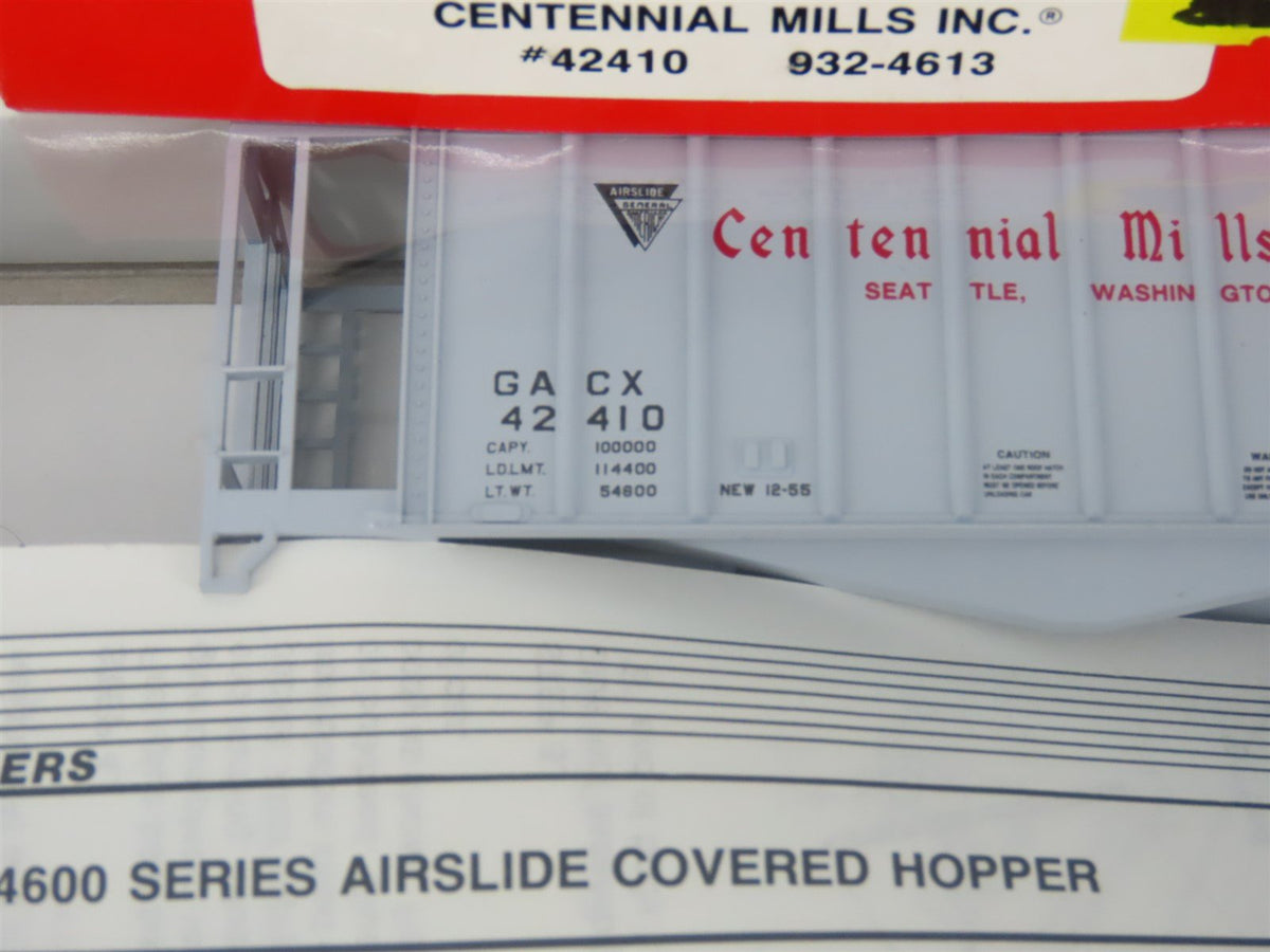 HO Scale Walthers 932-4613 GACX Centennial Mills Hopper #42410 Kit - Sealed