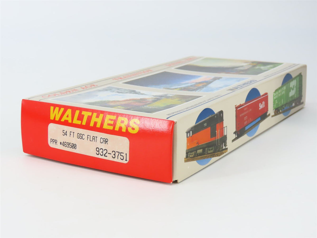 HO Scale Walthers 932-3751 PRR Pennsylvania 54&#39; Flat Car #469500 Kit - Sealed