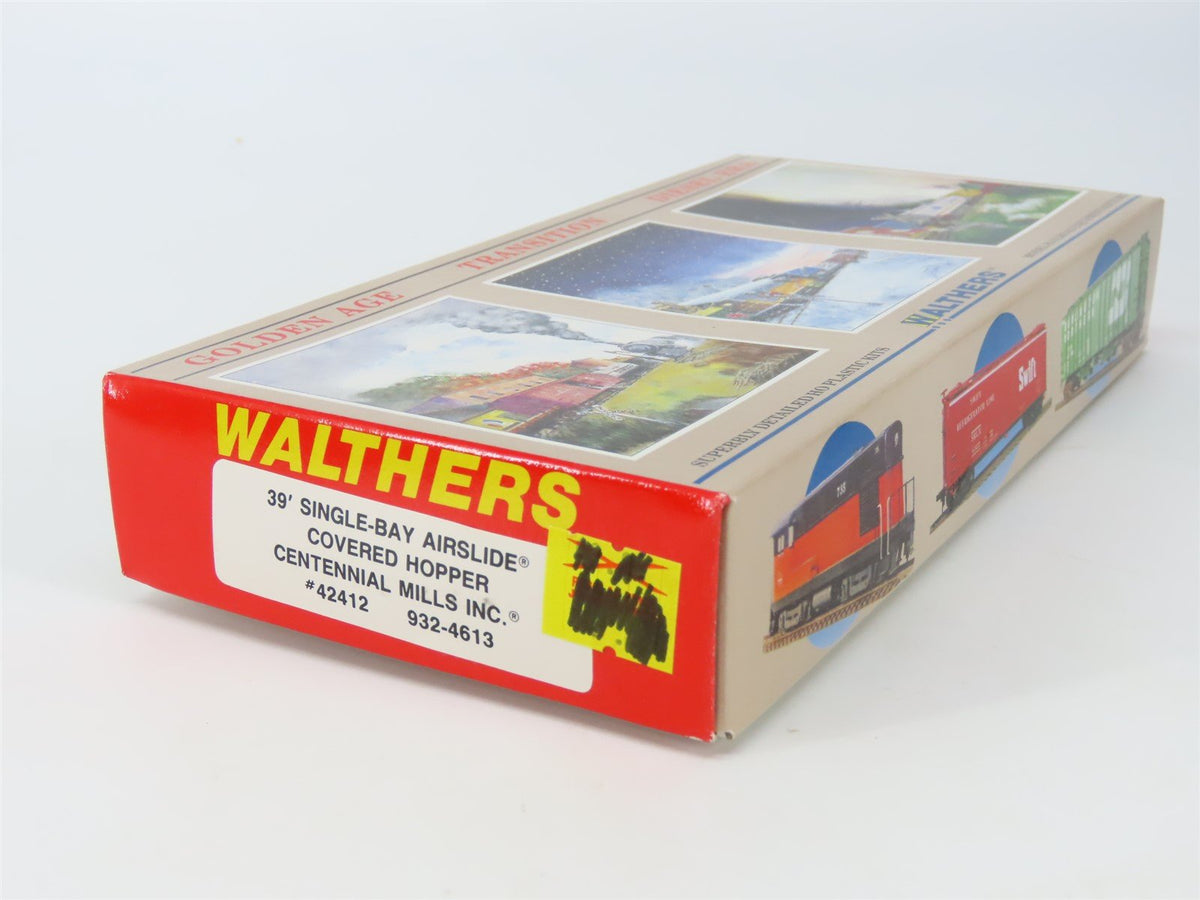 HO Scale Walthers 932-4613 GACX Centennial Mills 39&#39; Hopper #42412 Kit - Sealed