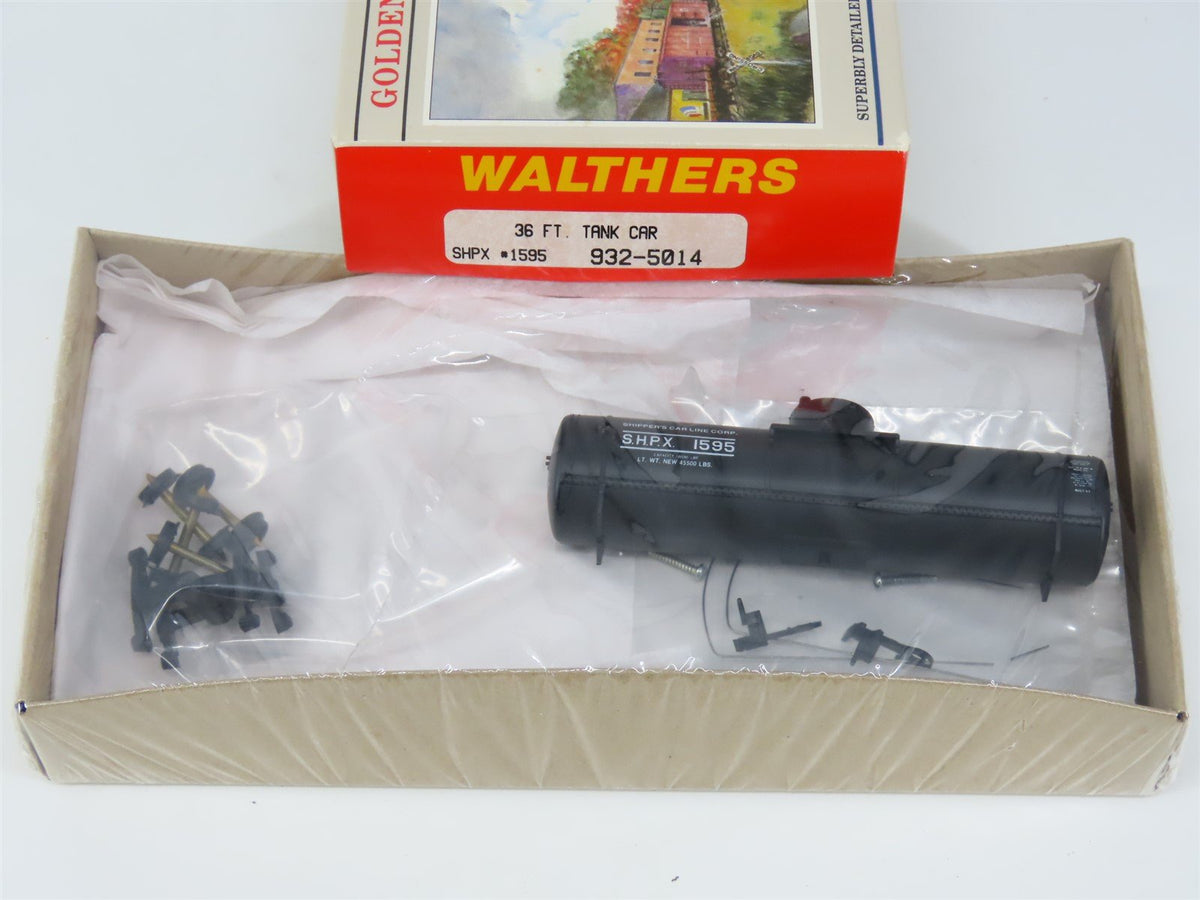 HO Scale Walthers 932-5014 SHPX Shippers Car Line 36&#39; Tank Car #1595 Kit -Sealed