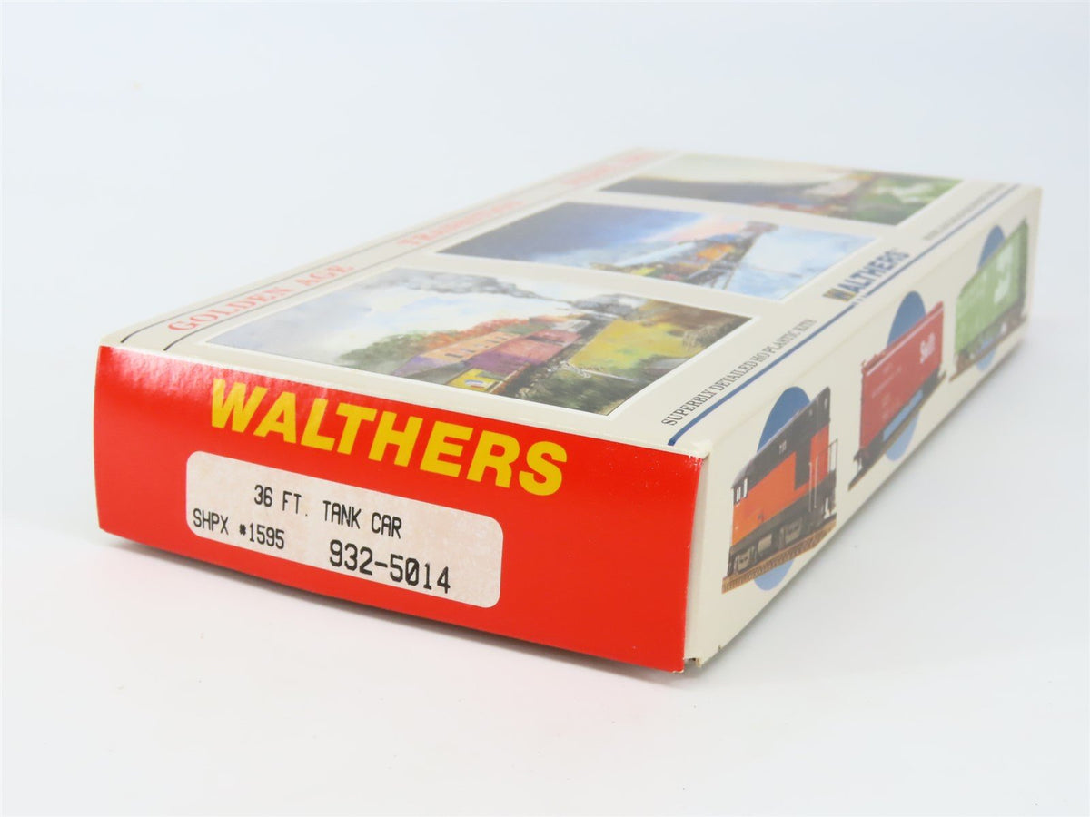 HO Scale Walthers 932-5014 SHPX Shippers Car Line 36&#39; Tank Car #1595 Kit -Sealed