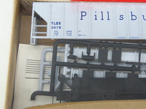 HO Scale Walthers 932-5704 TLDX Pillsbury Covered 3-Bay Hopper #3075 Kit -Sealed