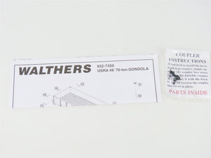 HO Scale Walthers 932-7464 NYC New York Central 46' USRA Gondola #337944