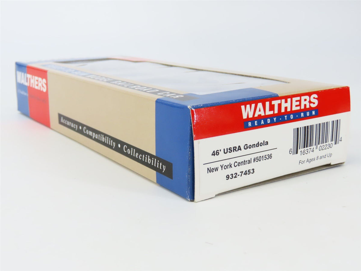 HO Scale Walthers 932-7453 NYC New York Central 46&#39; USRA Gondola #501536