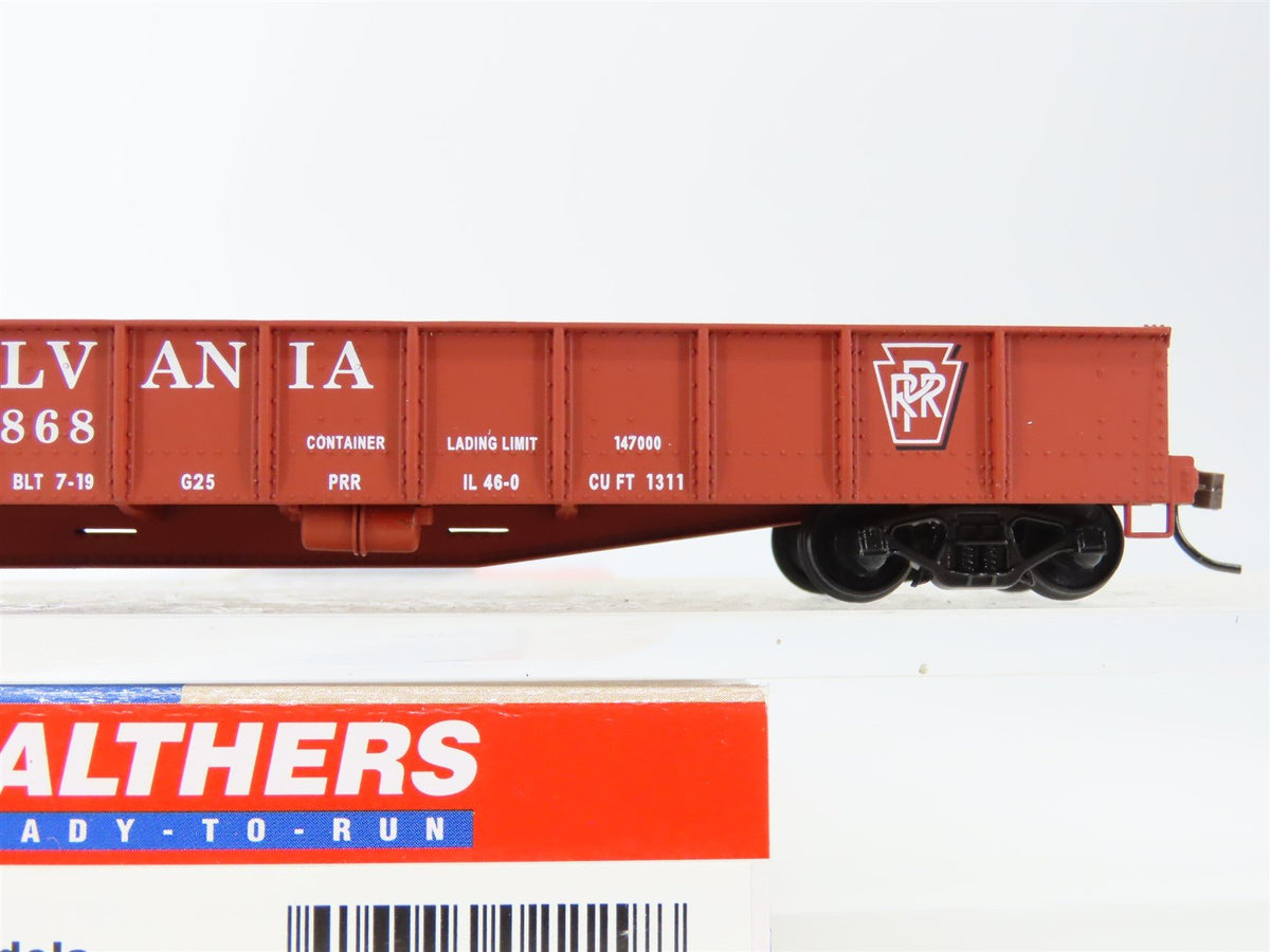 HO Scale Walthers 932-7452 PRR Pennsylvania Railroad 46&#39; USRA Gondola #315868