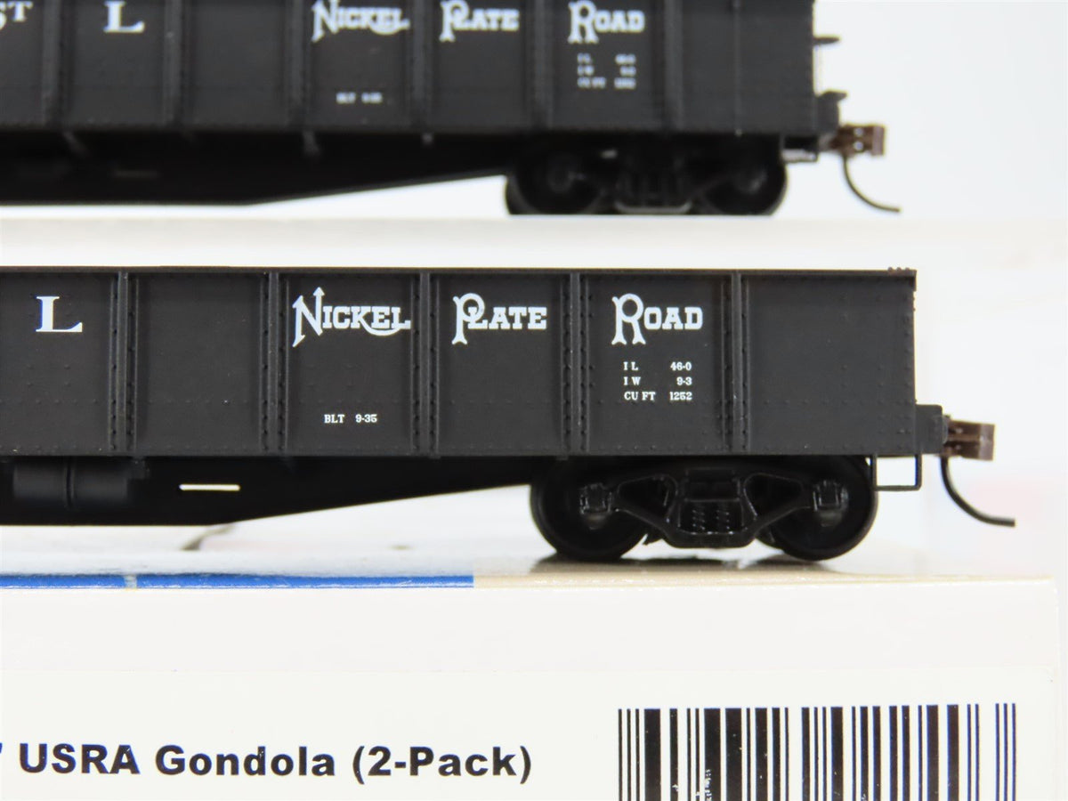 HO Scale Walthers 932-27455 NYC&amp;STL NKP Nickel Plate Road 46&#39; Gondola 2-Pack