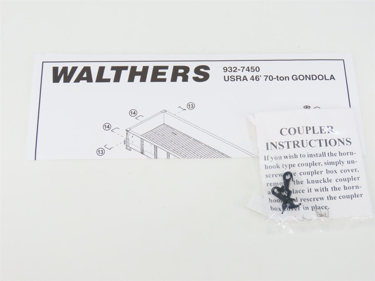 HO Scale Walthers 932-27455 NYC&amp;STL NKP Nickel Plate Road 46&#39; Gondola 2-Pack