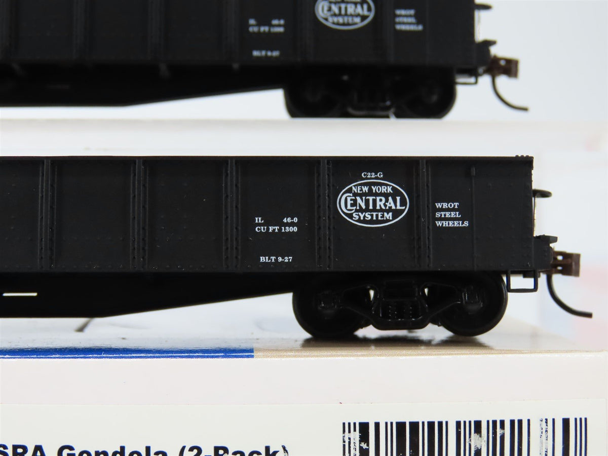 HO Scale Walthers 932-27453 NYC New York Central System 46&#39; USRA Gondola 2-Pack