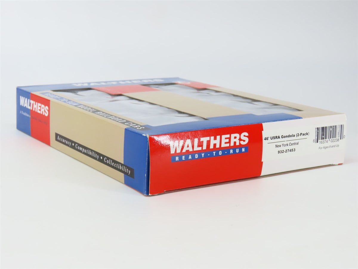 HO Scale Walthers 932-27453 NYC New York Central System 46&#39; USRA Gondola 2-Pack