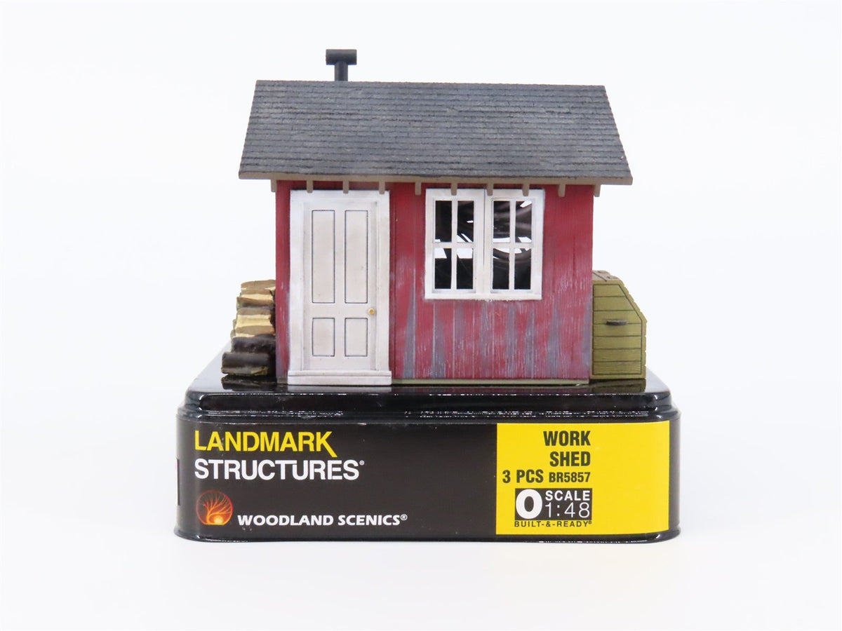 O 1/48 Scale Woodland Scenics Landmark BR5857 Work Shed - Weathered