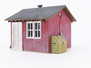 O 1/48 Scale Woodland Scenics Landmark BR5857 Work Shed - Weathered