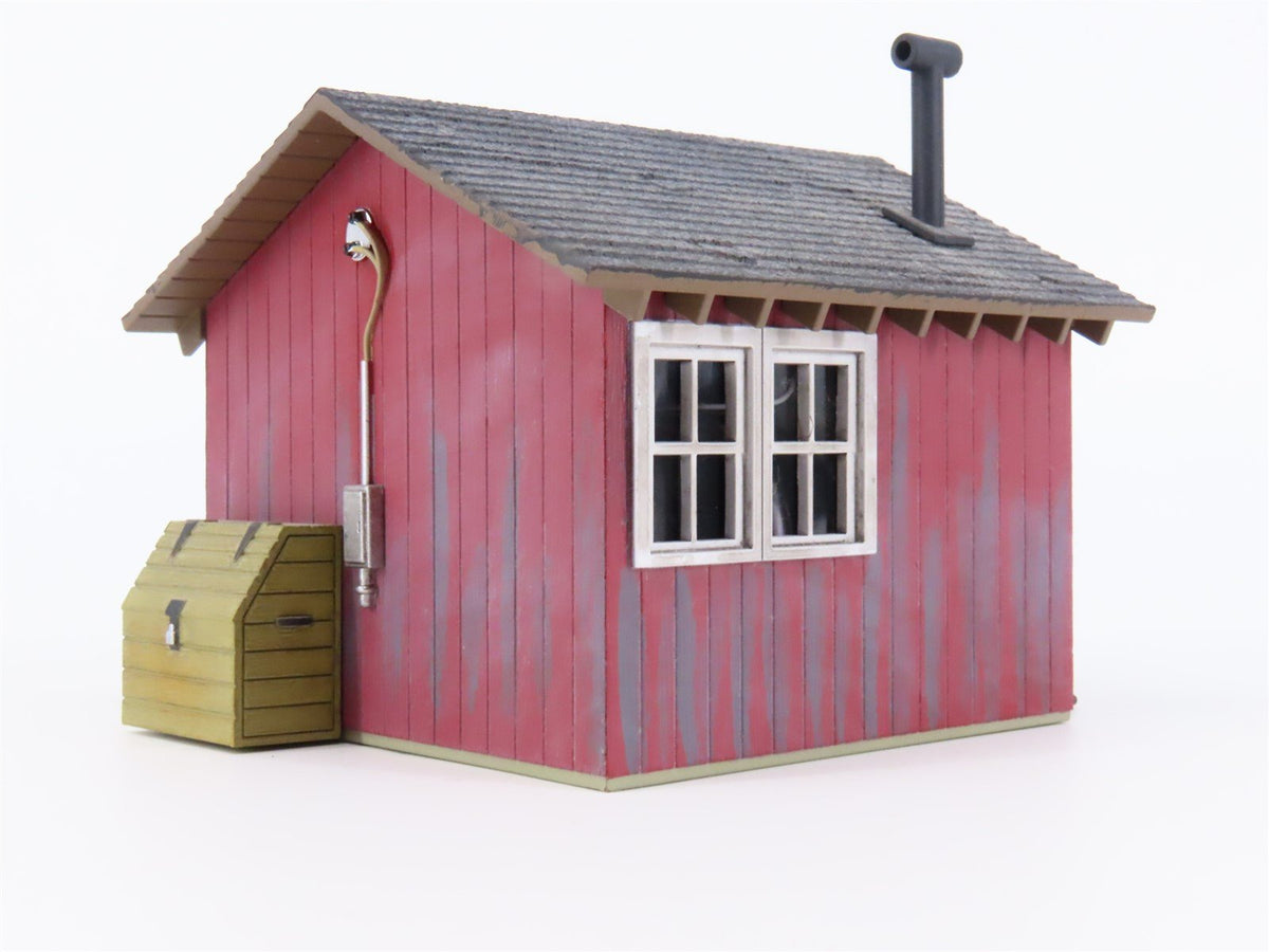 O 1/48 Scale Woodland Scenics Landmark BR5857 Work Shed - Weathered