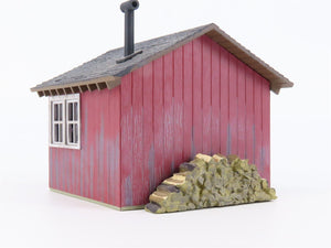 O 1/48 Scale Woodland Scenics Landmark BR5857 Work Shed - Weathered