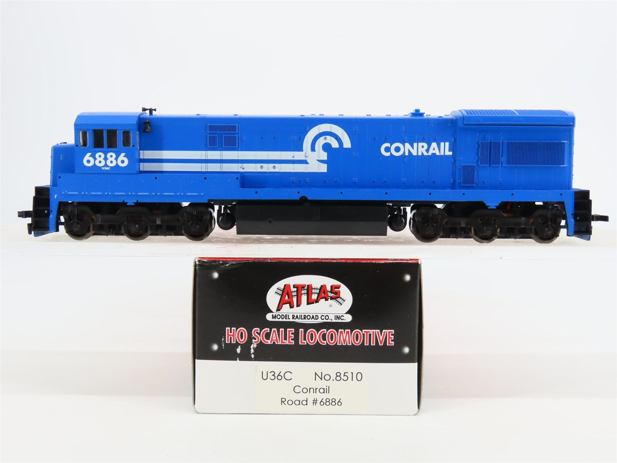 HO Scale Atlas 8510 CR Conrail U36C Diesel Locomotive #6886