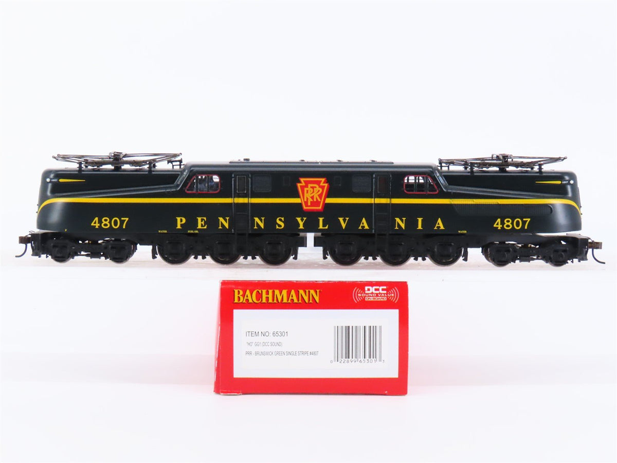 HO Scale Bachmann 65301 PRR Pennsylvania GG1 Electric #4807 w/ DCC