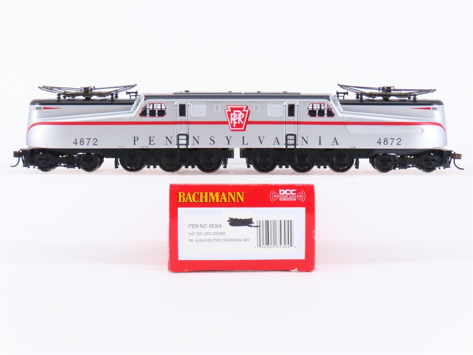 HO Scale Bachmann 65304 PRR Pennsylvania GG1 Electric #4872 w/ DCC