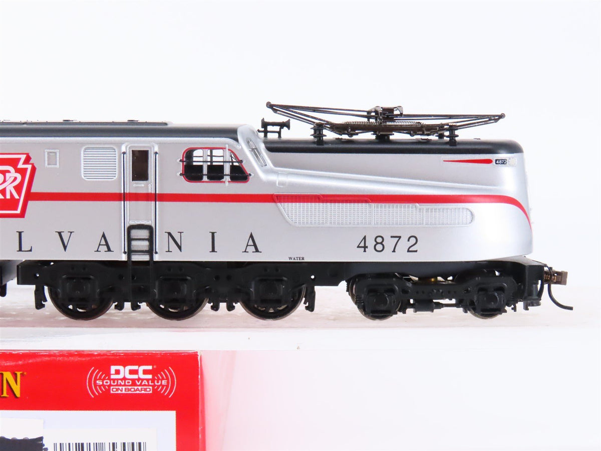 HO Scale Bachmann 65304 PRR Pennsylvania GG1 Electric #4872 w/ DCC