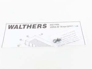 HO Scale Walthers #932-7454 Erie Railroad 46' USRA Gondola #15503