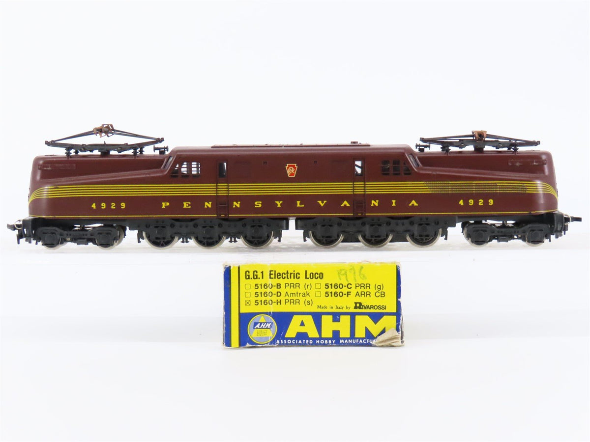 HO Scale AHM 5160-H PRR Pennsylvania GG1 Electric Locomotive #4929