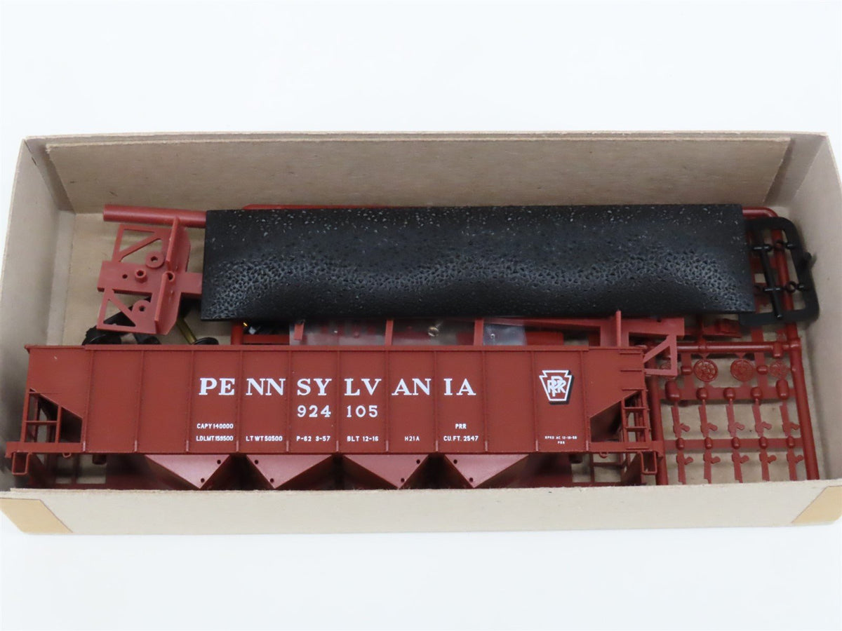 HO Scale Bowser Kit #54052 PRR Pennsylvania Shadow Keystone 4-Bay Hopper 12-Pk.