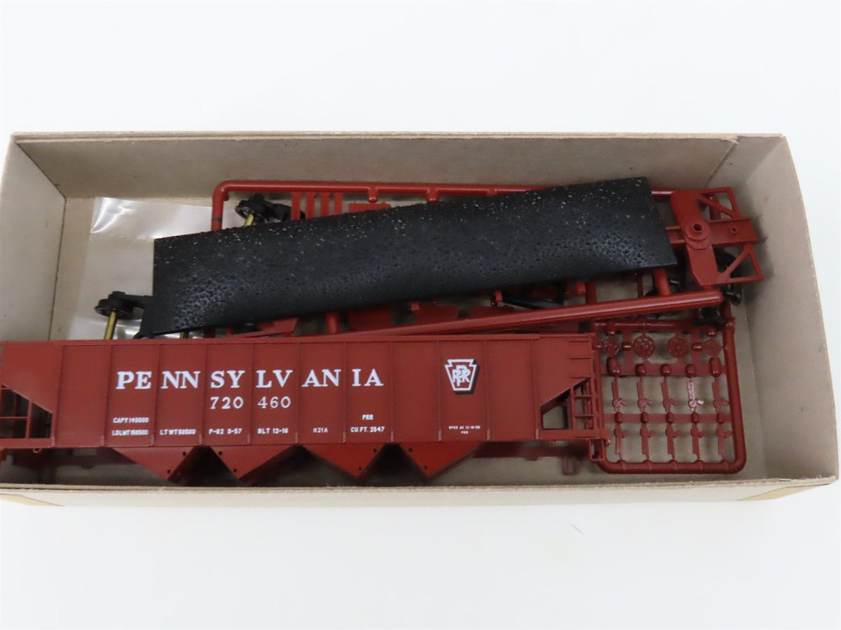 HO Scale Bowser Kit #54052 PRR Pennsylvania Shadow Keystone 4-Bay Hopper 12-Pk.