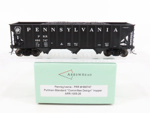 HO Scale Arrowhead ARR-1005-25 PRR Pennsylvania 3-Bay Open Hopper #666747