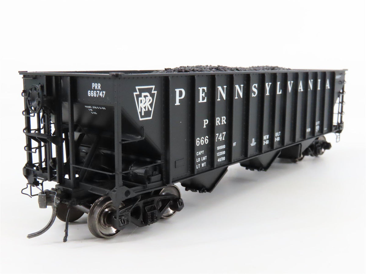 HO Scale Arrowhead ARR-1005-25 PRR Pennsylvania 3-Bay Open Hopper #666747