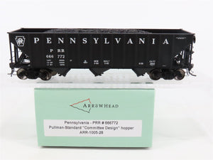 HO Scale Arrowhead ARR-1005-28 PRR Pennsylvania 3-Bay Open Hopper #666772