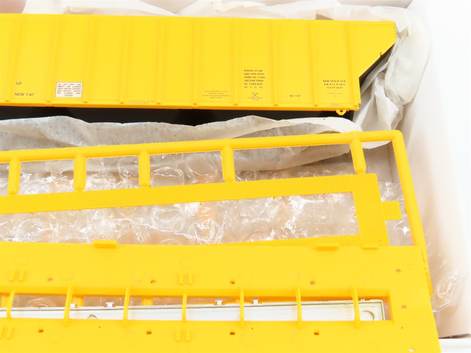 HO Scale PROTO 2000 TLDX High-Side Covered 3-Bay Hopper #7408 Kit