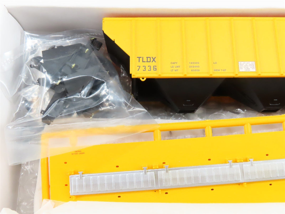 HO Scale PROTO 2000 TLDX High-Side Covered 3-Bay Hopper #7336 Kit