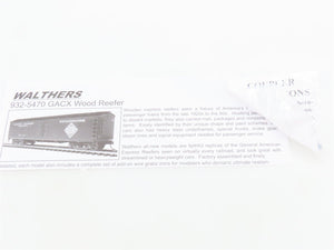 HO Scale Walthers 932-5481 SAL Seaboard Air Line Wood Express Reefer #3602