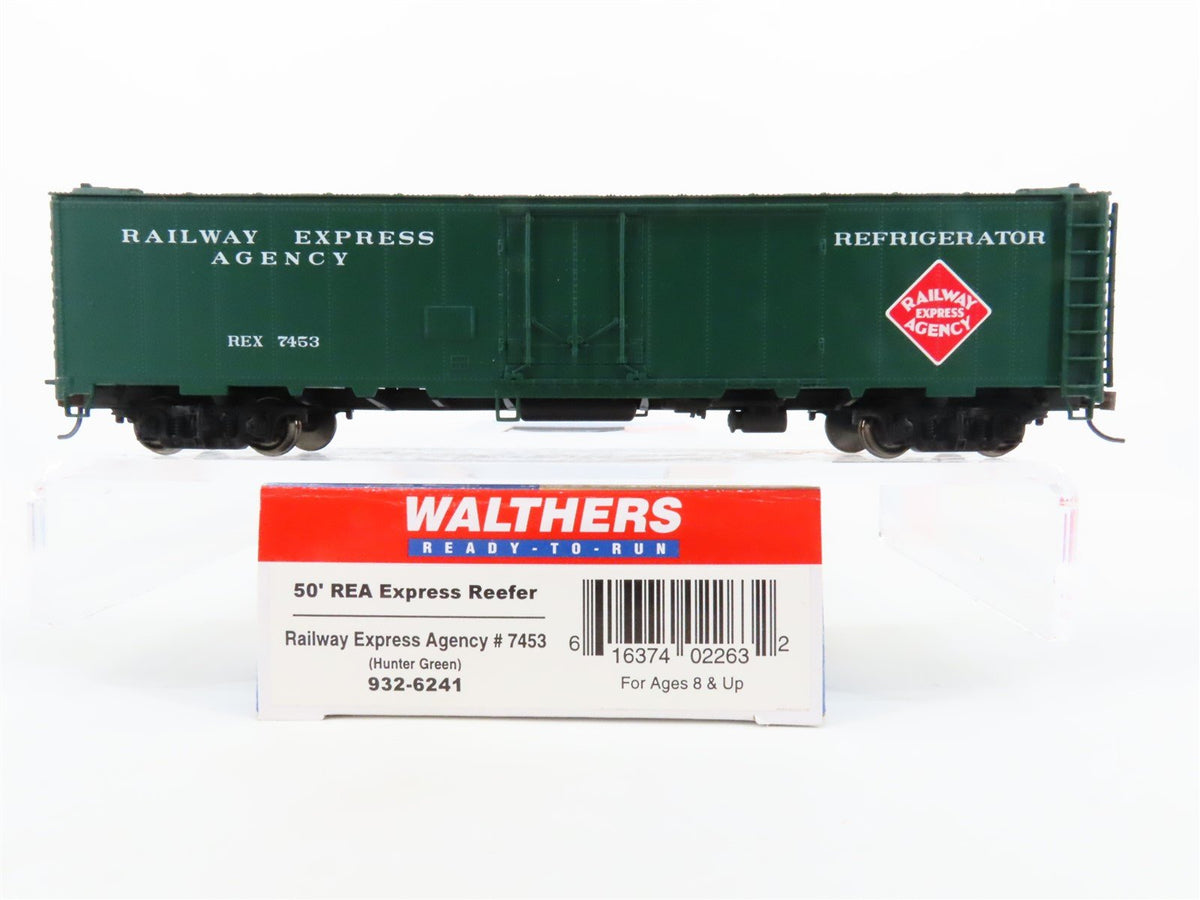 HO Scale Walthers 932-6241 REX Railway Express Agency 50&#39; Express Reefer #7453