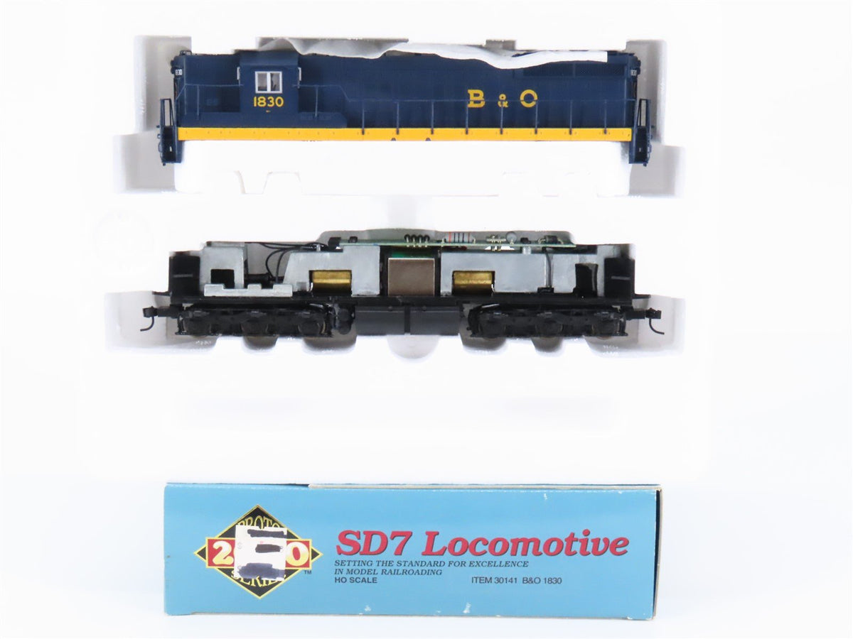 HO Scale Proto 2000 30141 B&amp;O Baltimore &amp; Ohio SD7 Diesel Locomotive #1830