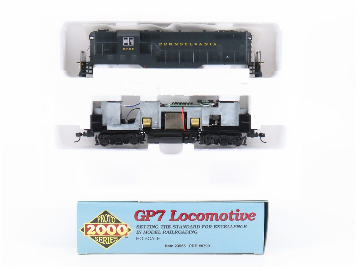 HO Scale Proto 2000 23566 PRR Pennsylvania GP7 Diesel Loco #8798 BAD GEARS