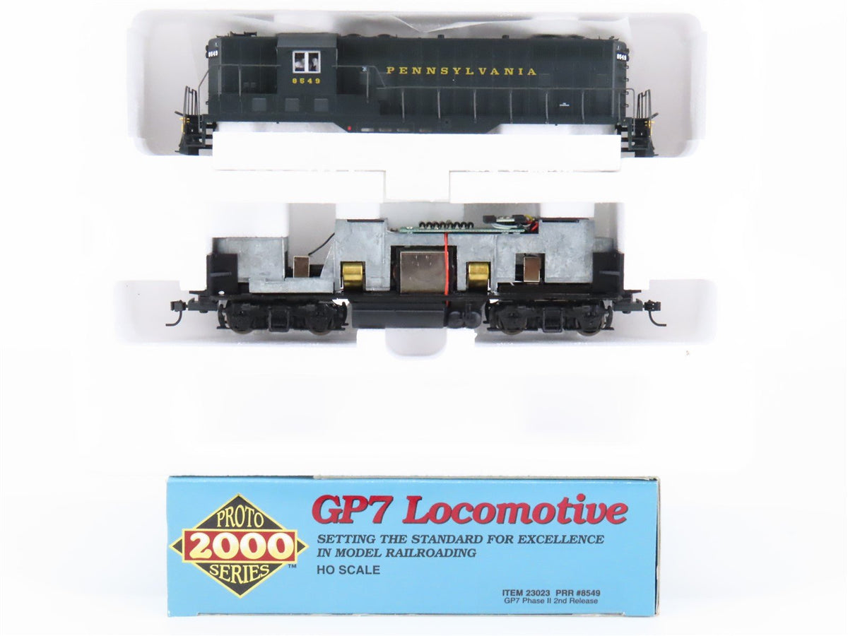 HO Scale Proto 2000 23023 PRR Pennsylvania GP7 Diesel Loco #8549 BAD GEARS