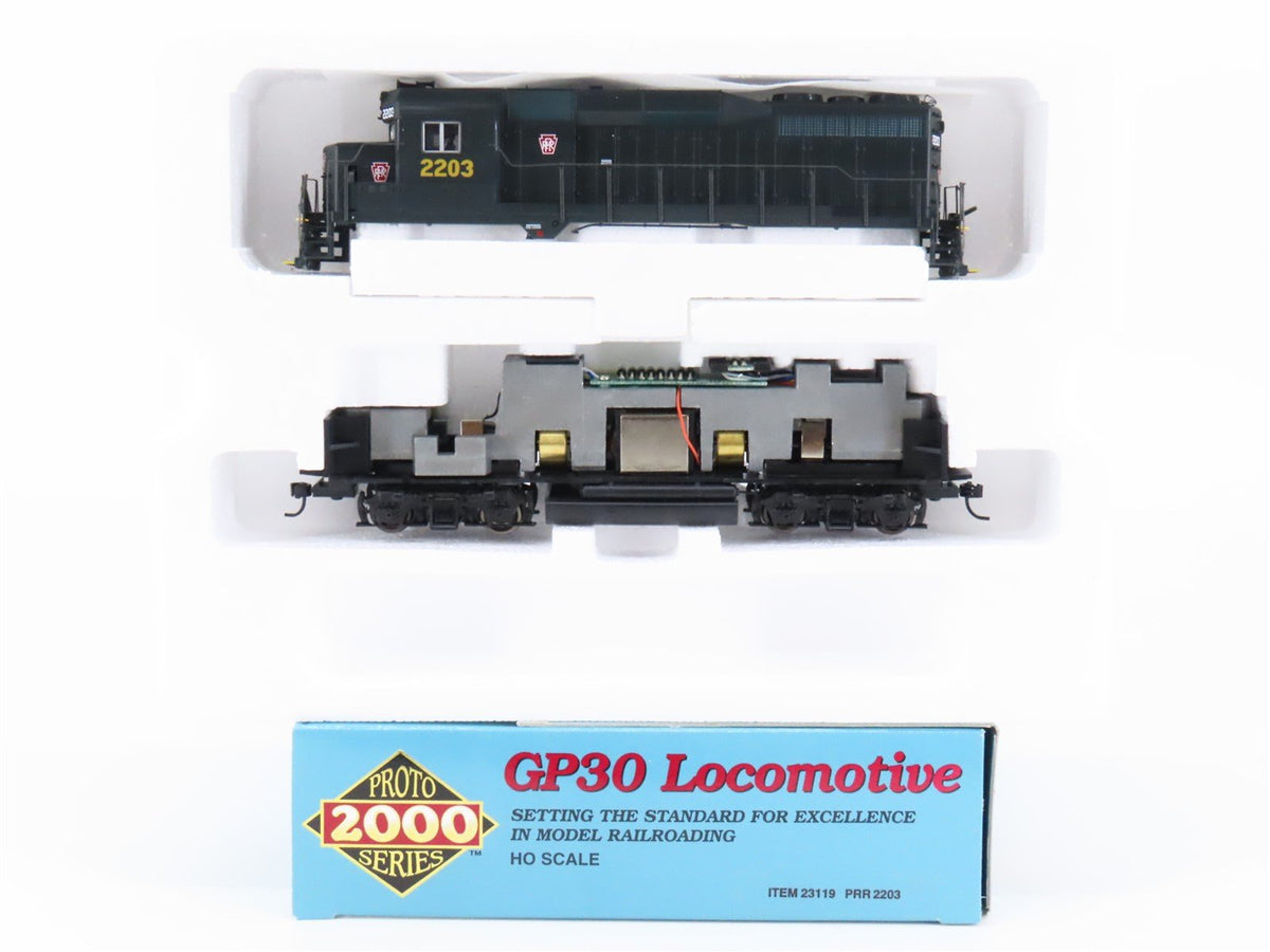 HO Scale Proto 2000 23119 PRR Pennsylvania GP30 Diesel Loco #2203 BAD GEARS