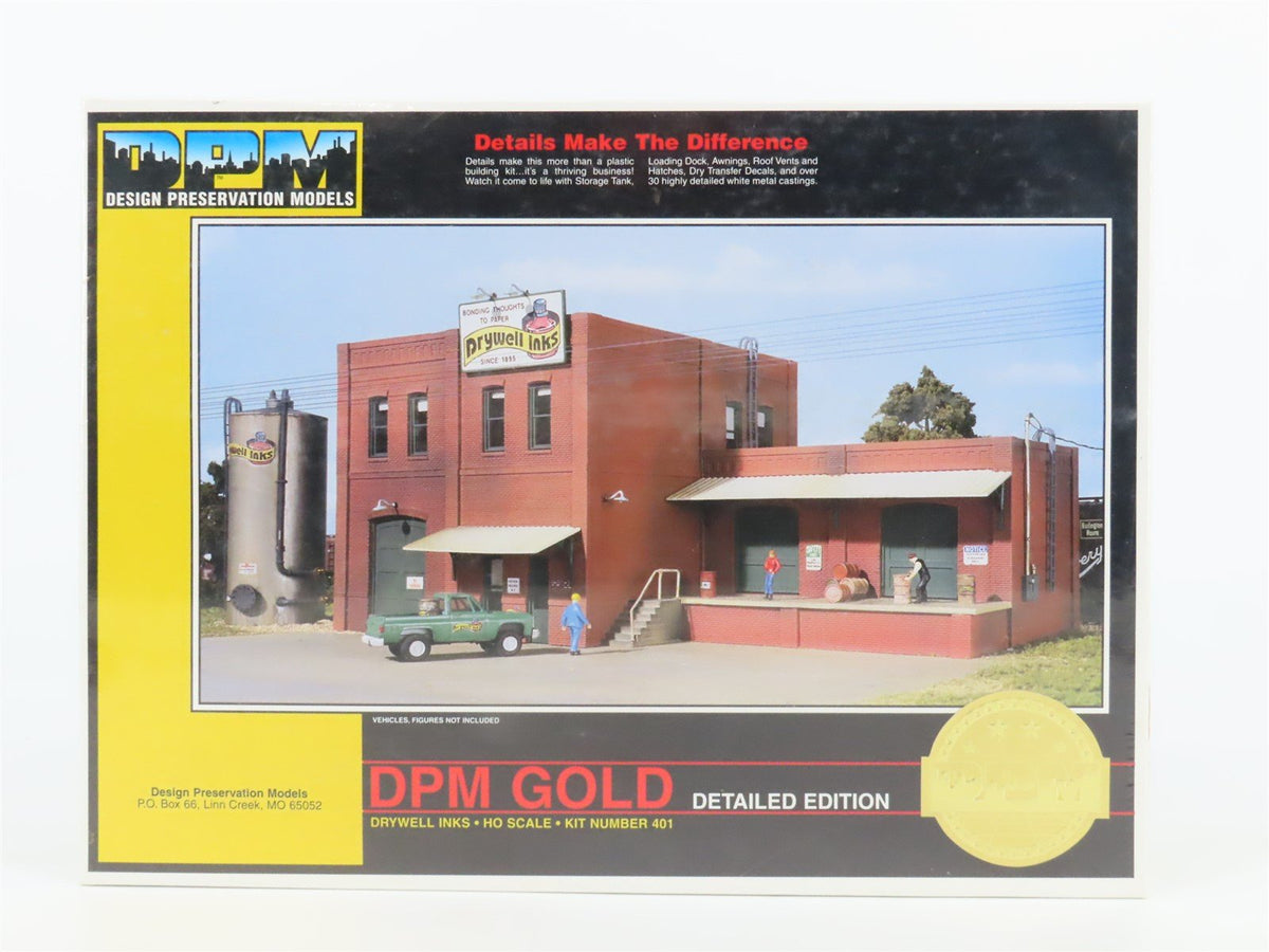 HO 1/87 Scale DPM Gold #401 Drywell Inks Unassembled Building Kit - Sealed