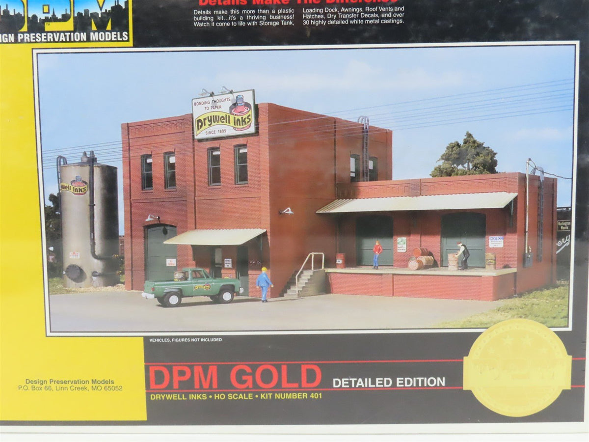 HO 1/87 Scale DPM Gold #401 Drywell Inks Unassembled Building Kit - Sealed