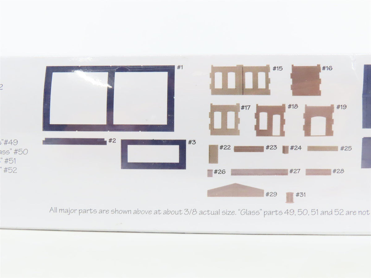 HO 1/87 Scale Walthers Cornerstone 933-3750 Modulars 3-IN-1 Building Kit -Sealed