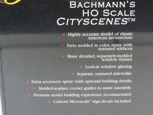 HO 1/87 Bachmann Spectrum 88008 Cityscenes Savings & Loan Building Kit - Sealed