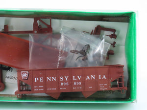 HO Scale Bowser Kit #56202 PRR Pennsylvania 2-Bay Hopper w/ Load 4-Pack