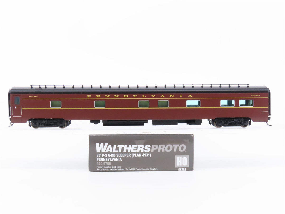 HO Scale Walthers Proto 920-9706 PRR Pennsylvania 85&#39; Sleeper Passenger Car