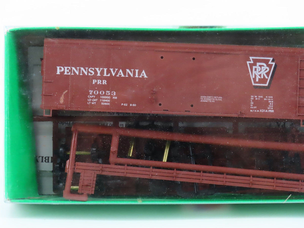 HO Bowser/Niedzalkoski&#39;s Train Shop Kits PRR Pennsylvania X31A Box Cars 4-Pack